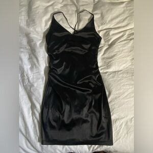 Black Silk Dress
